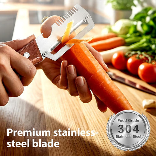 3 in 1 Multifunctional Vegetable Peeler( Pack of 2 )