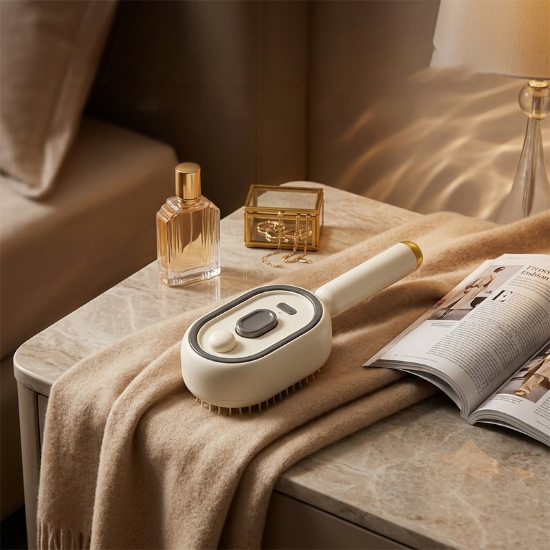 MistAura Pro Electric Scalp Massage Hair Brush
