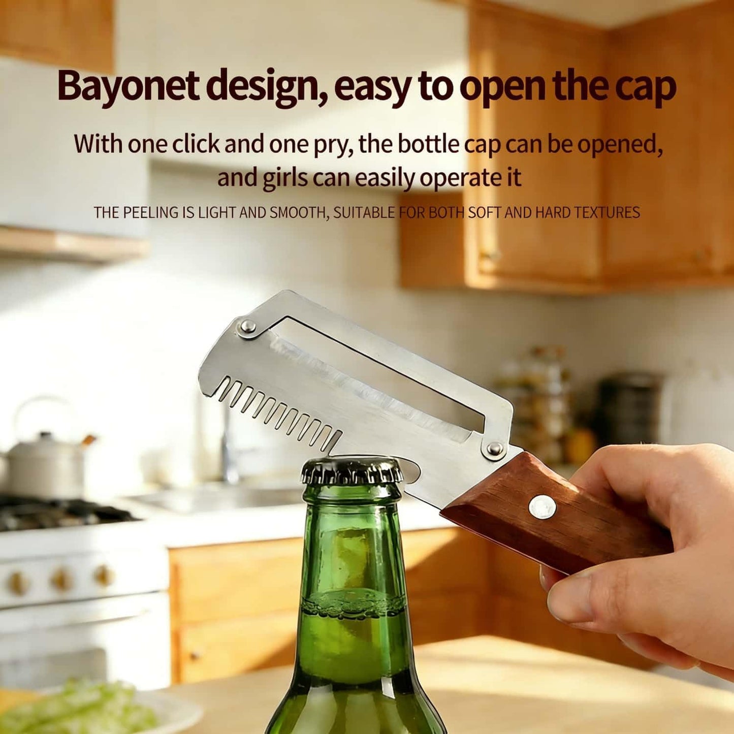 3 in 1 Multifunctional Vegetable Peeler( Pack of 2 )