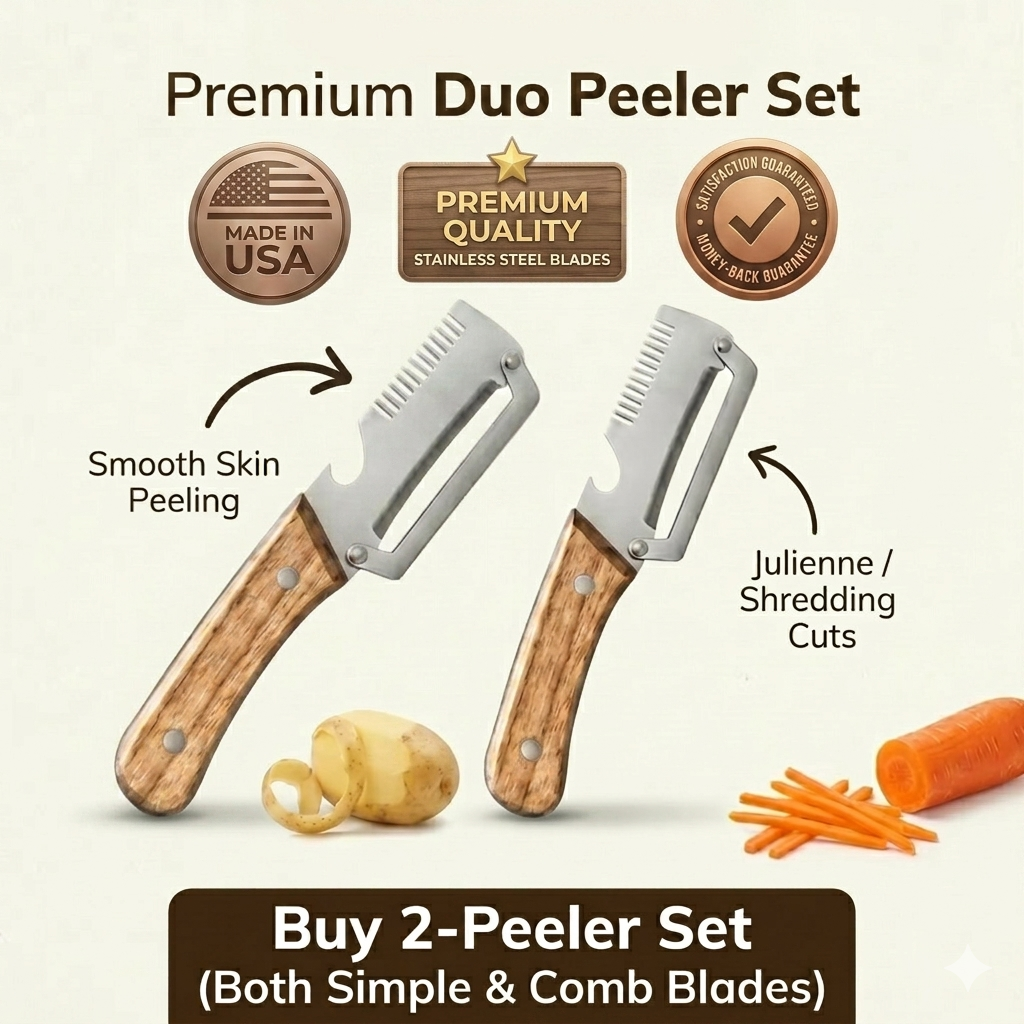 3 in 1 Multifunctional Vegetable Peeler( Pack of 2 )