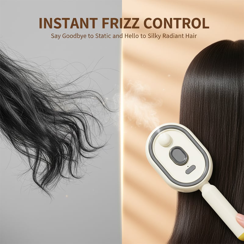 MistAura Pro Electric Scalp Massage Hair Brush